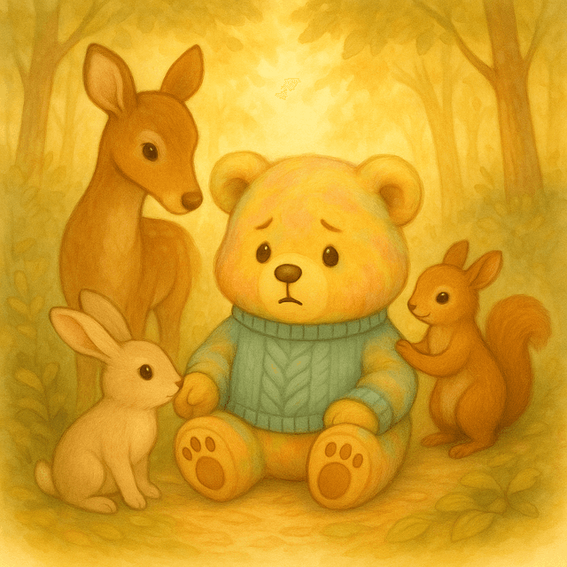 Illustration for New Friends in the Forest